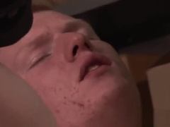 Cute guys homemade cum swallow