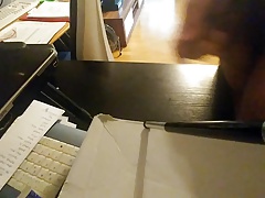 me and my biggest massive cock cum after saving a load