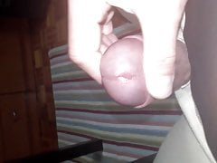 Cumshot on table