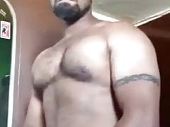 Desi muscle man Hand job