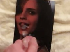 Emma Watson Slutty Tongue Cum Tribute