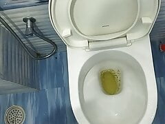 Boy caught taking piss on camera. Huge cock, pierced extreme