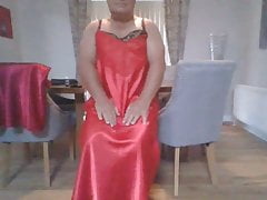 Red Satin Nightie