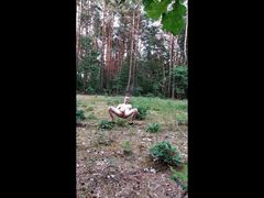 indecent fun in the forest just before dusk