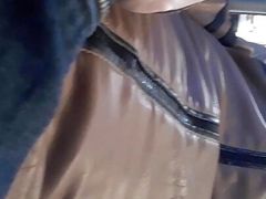 Jerking in New Leather Jacket