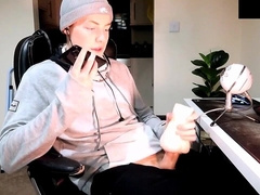 Messy Conversing On The Smartphone While Using Pocket Honeypot