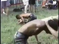 Turkish Wrestlers' Outdoor Muscle Showdown 3
