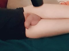 Rookie first ballbusting attempt with hammer