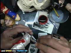 Unfinished FAKE PENIS biz - It's time to paint and concluding up some lil demons two - Make more Art