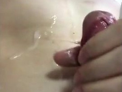 Asian CD enjoys cumming 9
