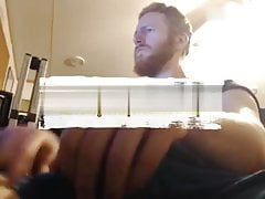 Redhead daddy big cock cums show