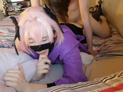 Femboy Astolfo Buttslut taking Whips and a Xxl Dick