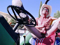 Redneck, big cumshot, countryside