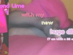 Monstrous faux-cock for insatiable crossdresser 1