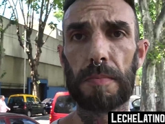 LecheLatinos.com - Bearded Latino's POV raw fuck session with a horny top