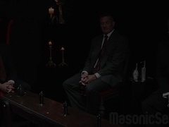 Stud apprentice dicked down by his masters during atonement