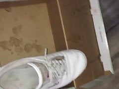 Wet brand new Reebok princess cummed