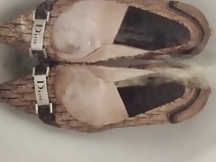 Piss on dior shoes