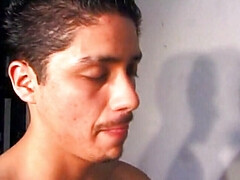 Latino twink slamming white stud