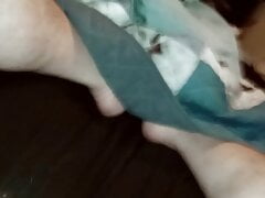Creamy cumshot on stomach