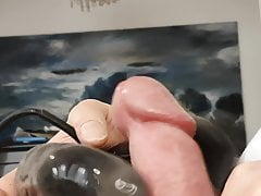 Masturbation mit Nobra Twincharger an der Eichel qtttqq