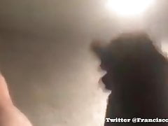 I jerk off inside a bathtub