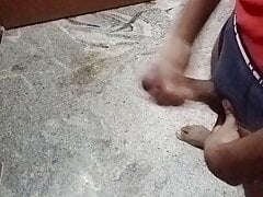 Today I'm Alone at Home So just playing with my Big cock