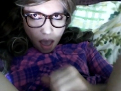 Crossdresser Paulina Doll's Solo Self-Facial1r