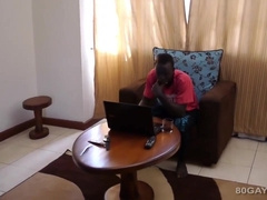 Twink Micheal Beats Off - Black African