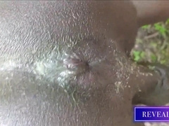RevealMe - BLACK GAYMALE DUO WOODS BANG-OUT PART three: ASTOUNDING ASS-FUCK & SAUSAGE-MILKING RAMPAGE