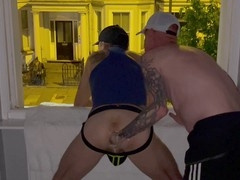 Gay porn with extreme fist gaping and a close-up of a stretched asshole