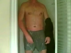 Washing my uniform