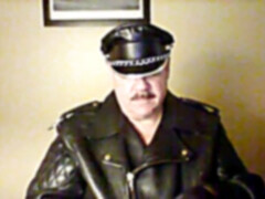 Leather jacket Dan cigar smoke gag