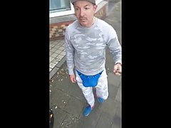 Walk wit the captain outside