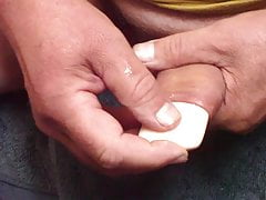 Foreskin with soap bar