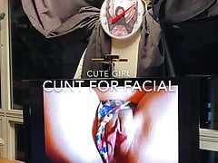 Cute Cunt Earns Facial!