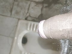 hairy cock Pissing