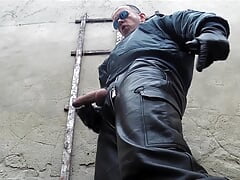 Leather Cop 14