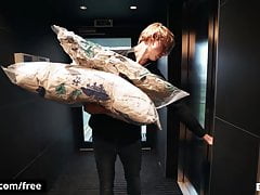Tall Blond Dude Gets Robbed Fucked Hard Bareback Anal