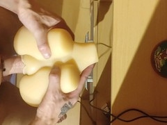 Got a new sex toy and headed home for some solo fun with Olieke