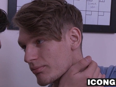 Sexy Zack Grayson and Justin Dean banging hard at night