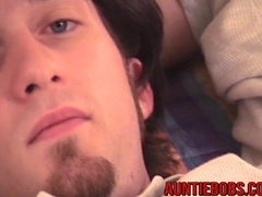 Naughty dude Lyle gets a special cock sucking session