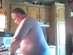 Grizzly Father Gets Pantsed by His Stud on Cam