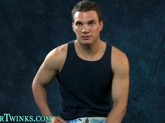 Amateur newbie Fellows Masturbate and Get a Hot Load