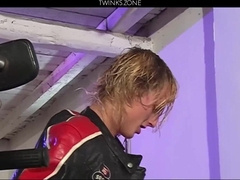 Luis Blava Wild Bareback Sex On Motorcycle Triple Cum Blake