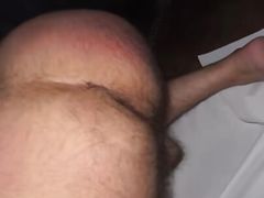 Round ass of a boy dominated