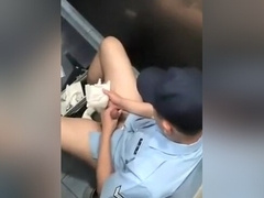 spy korean jerk off in toilet