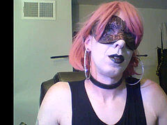 sizzling Dancing goth CD Cam show (part 1 of 2)