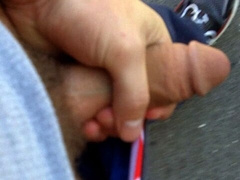 Jake Steel in a surprising jack off public porn scene