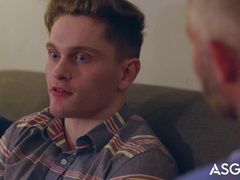 Elder Fellow Unassured About Super-steamy School Jock's Intentions
